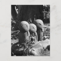 Jizo Statues, Hase Temple: Kamakura, Japan Postcar