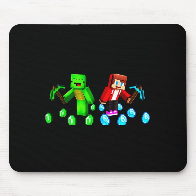 Jj And Mikey Happy Birthday  Mousepad (Vorne)