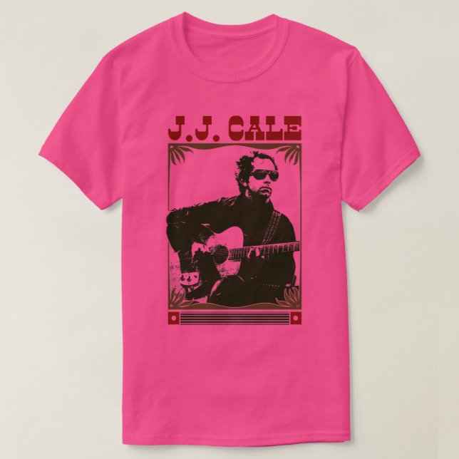 JJ Cale Retro Fan Design T-Shirt (Design vorne)