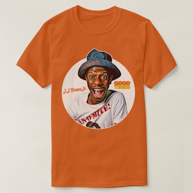 JJ Evans Jr Good Times 70er Sitcom T-Shirt (Design vorne)