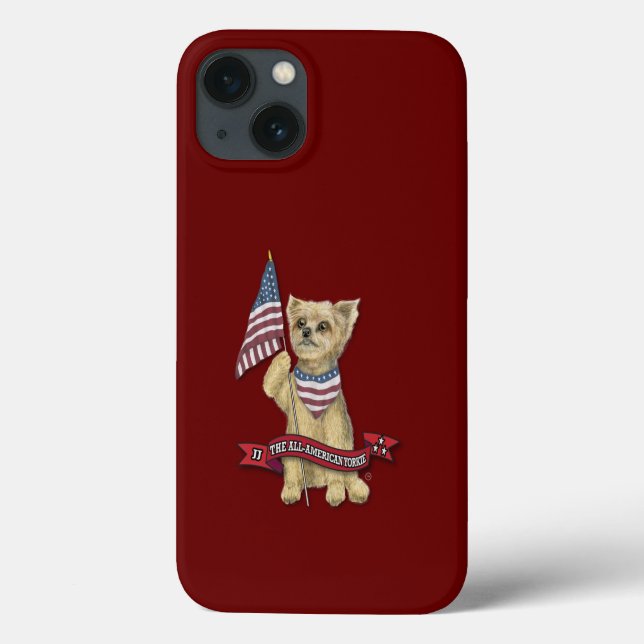 JJ The All American Yorkie Case-Mate iPhone Hülle (Rückseite)