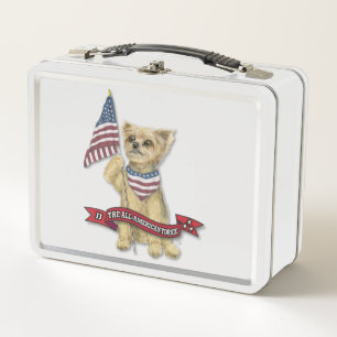 JJ The All American Yorkie Metall Brotdose