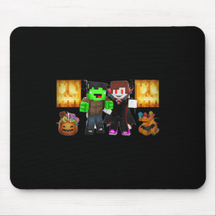 Jj und Mikey! _ Happy Halloween Mousepad