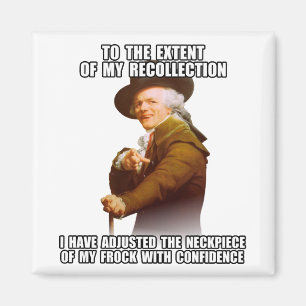 Jjoseph Ducreux veralteter Rap Poppin Neckpiece Magnet