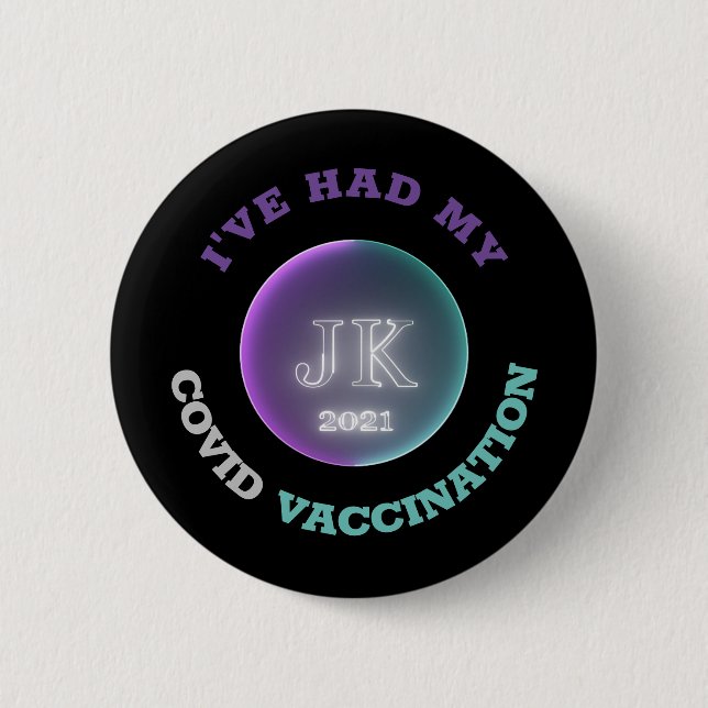 JK 2021 Abzeichen Covid-Impfung Button (Vorderseite)