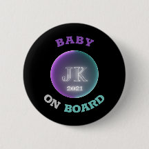 JK 2021 Badge Baby On Board Bigger Letters