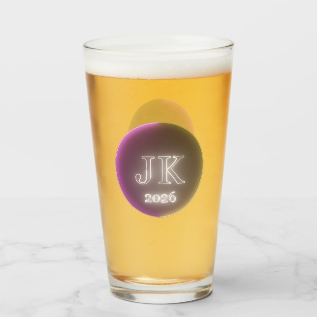 JK 2026 Glasbecher Glas (Vorne (Gefüllt))