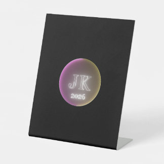JK 2026 Pedestal Sign Sockelschild