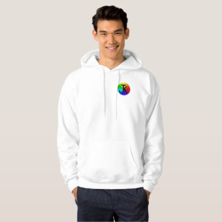 JK Farbrad-Logoweiß Hoodie