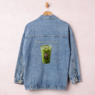 JKG Matcha Girl Club Jeansjacke