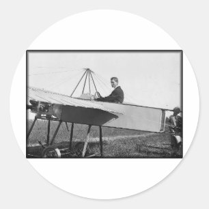 jm johnson runder aufkleber