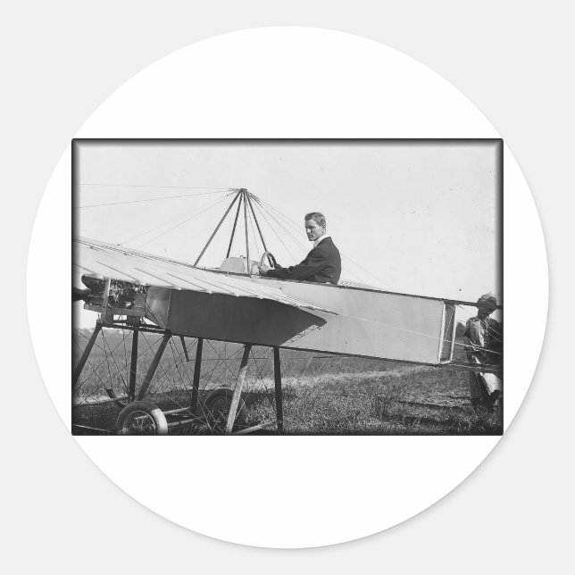 jm johnson runder aufkleber (Vorderseite)