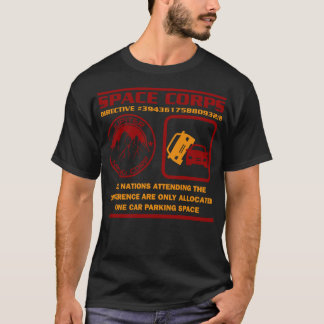 JMC Space Corps Richtlinie 39436175880932B Parken T-Shirt