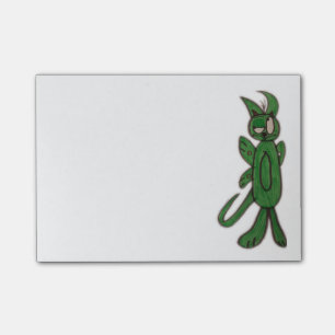 JMCdesign merkt grüner Hundposten-it® 4 x 3 Post-it Klebezettel