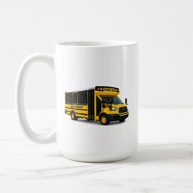 JML Communications Tower Logo & Student Kaffeetasse (Links)