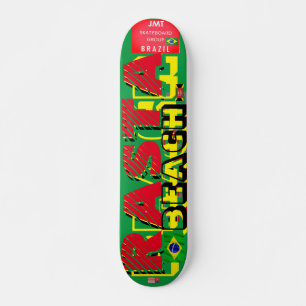 JMT BRAZIL RASTA BEACH 7 3/4" Skateboardstock Deck Skateboard