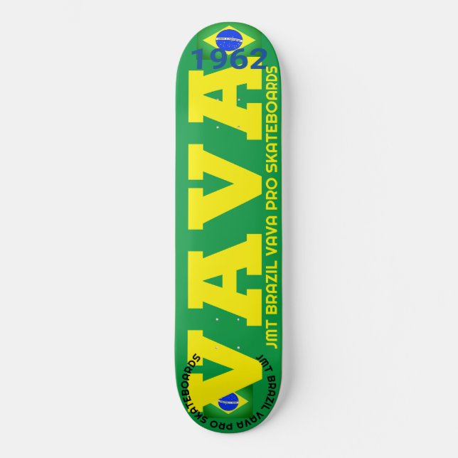 JMT BRAZIL VAVA 8 1/4" Skateboarddecke Skateboard (Vorderseite)
