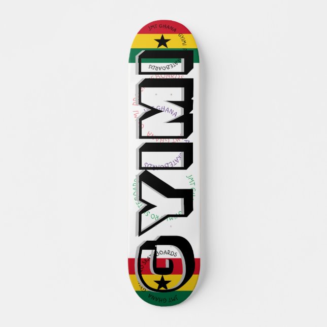 JMT GHANA GYIMI 7 3/4" Skateboarddecke Skateboard (Vorne)