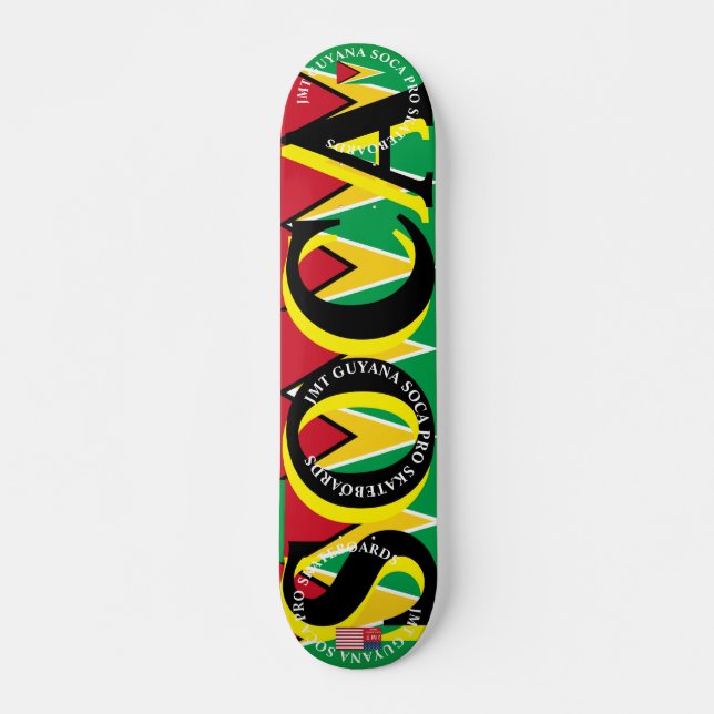 JMT GUYANA SOCA 7 3/4" Skateboarddecke Skateboard (Vorne)