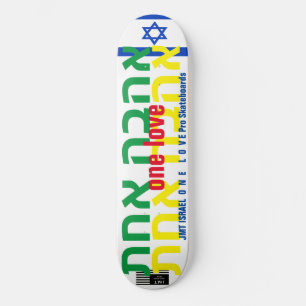 JMT ISRAEL 1/4-LIEBE-Skateboarddecke Skateboard