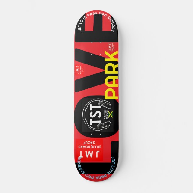 JMT LOVE PARK  Skateboard (Vorderseite)