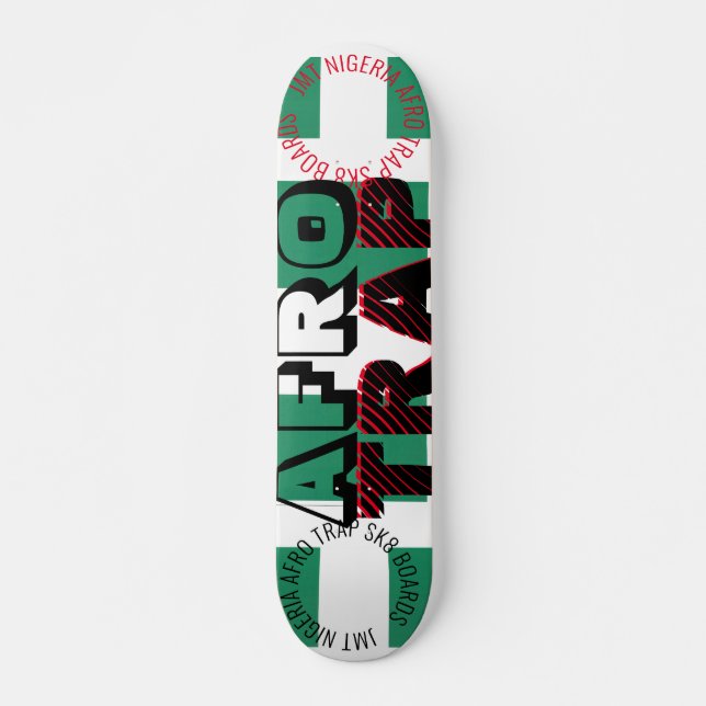 JMT NIGERIA AFRO TRAP Skateboard (Devant)
