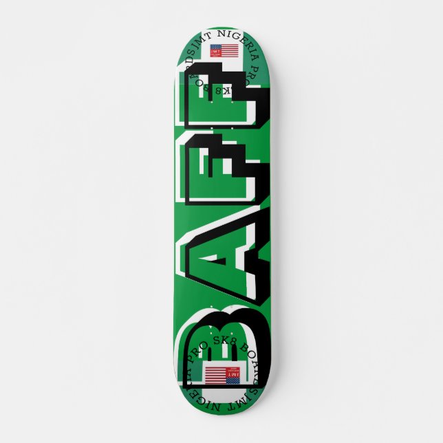 JMT NIGERIA BAFF 7 3/4" Skateboard Deck (Devant)