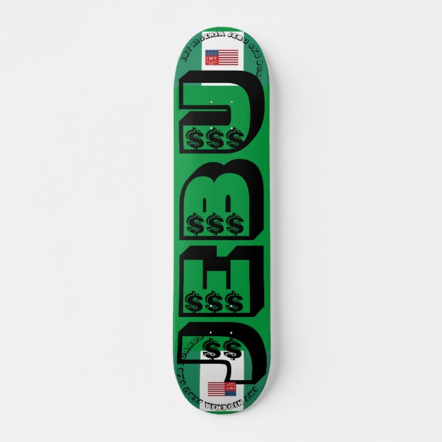 JMT NIGERIA - JEBU 7 3/4" Skateboard Deck (Devant)
