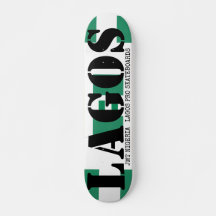 JMT NIGERIA LAGOS 7 3/4" Skateboard Deck