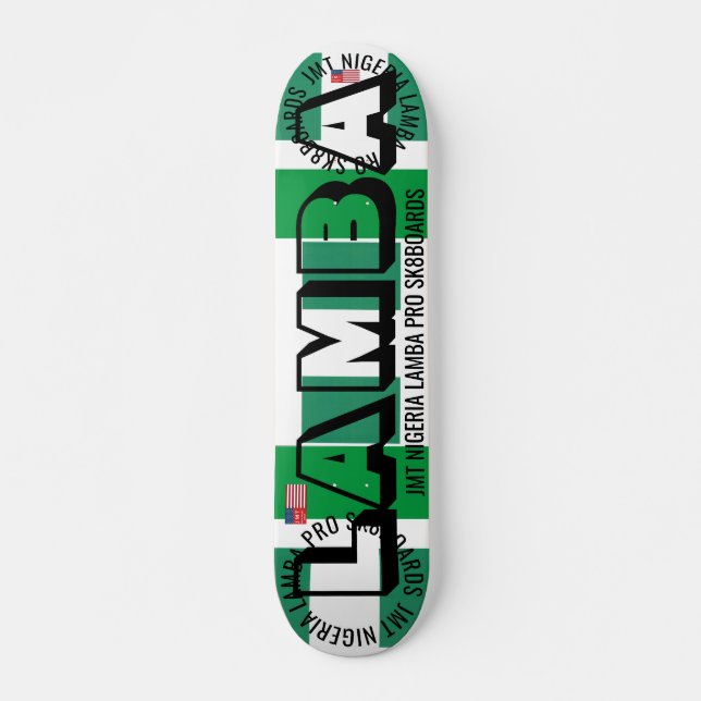 JMT NIGERIA LAMBA 7 3/4" Skateboard Deck (Vorne)