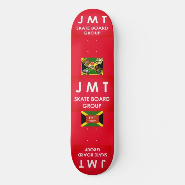 JMT OFFIZIELL. JMT 8 1/4" Skateboarddecke Skateboard (Vorderseite)