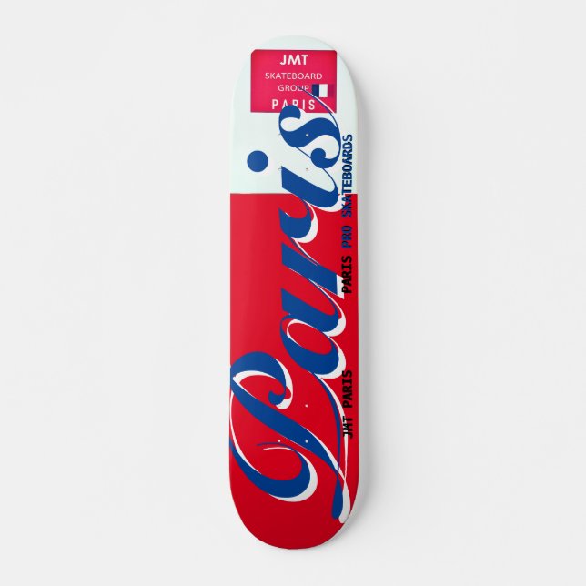 JMT PARIS PARIS 7 3/4" Skateboard Deck (Vorne)