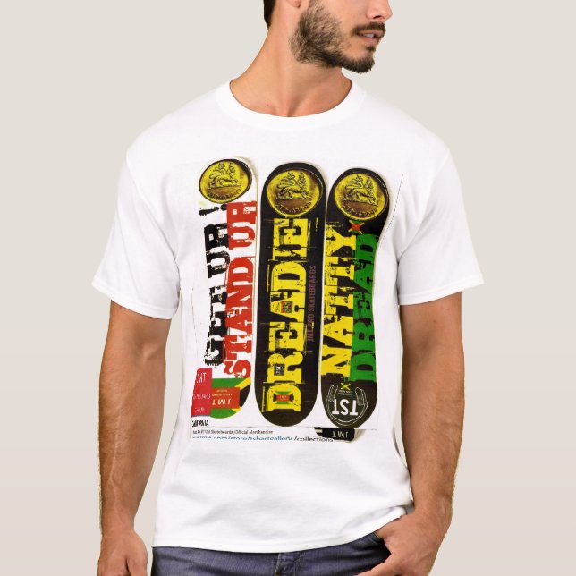 JMT REGGAE SK8 Herren Basic T-Shirt (Vorderseite)