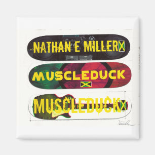 JMT SKATEBOARD GROUP MERCHANDISE MAGNET
