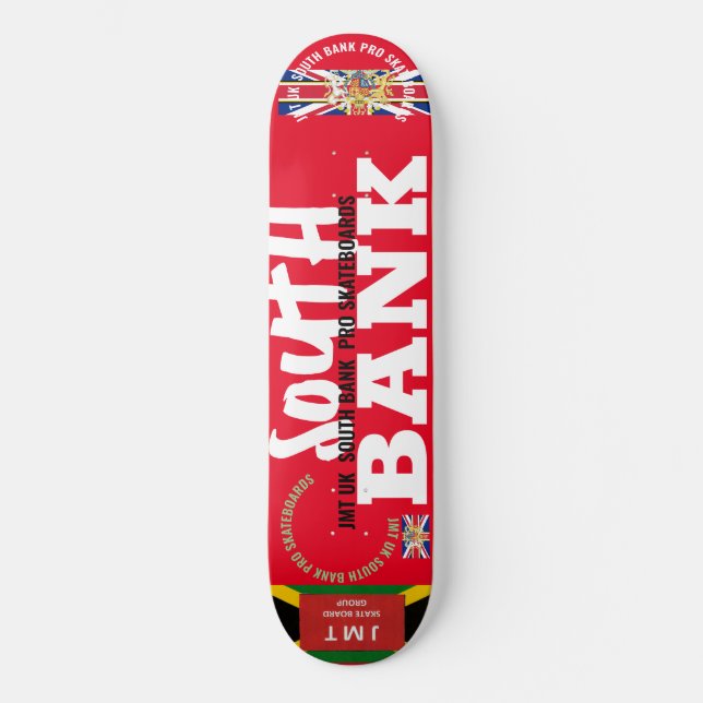 JMT UK SÜDBANK 8 1/4" Skateboard Deck (Vorderseite)
