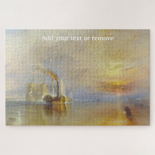 JMW Turner, 1838, berühmter "The Fighting Temerair (Horizontal)