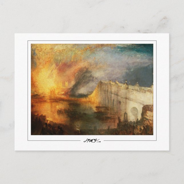 JMW Turner #19-3 - Fine Art Postcard Postkarte (Vorderseite)