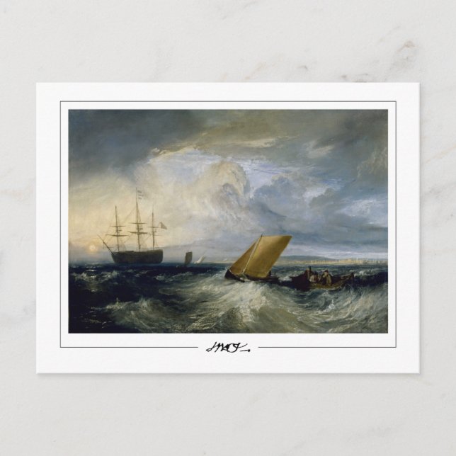 JMW Turner #30-3 - Fine Art Postcard Postkarte (Vorderseite)