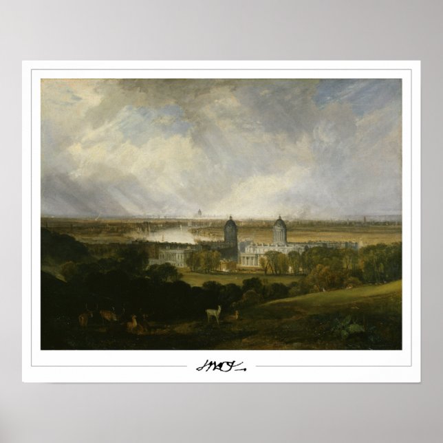 JMW Turner Zedign Art Poster #17 (Vorne)