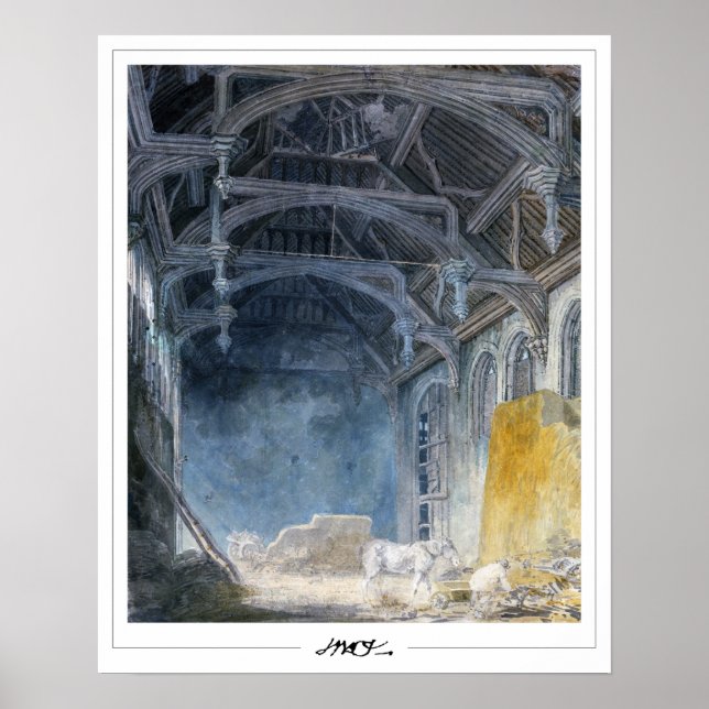 JMW Turner Zedign Art Poster #2 (Vorne)