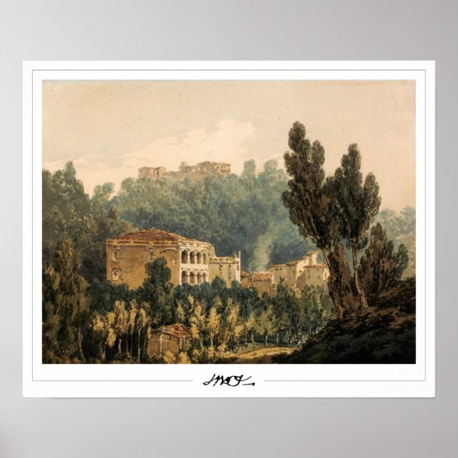 JMW Turner Zedign Art Poster #20-3 (Vorne)