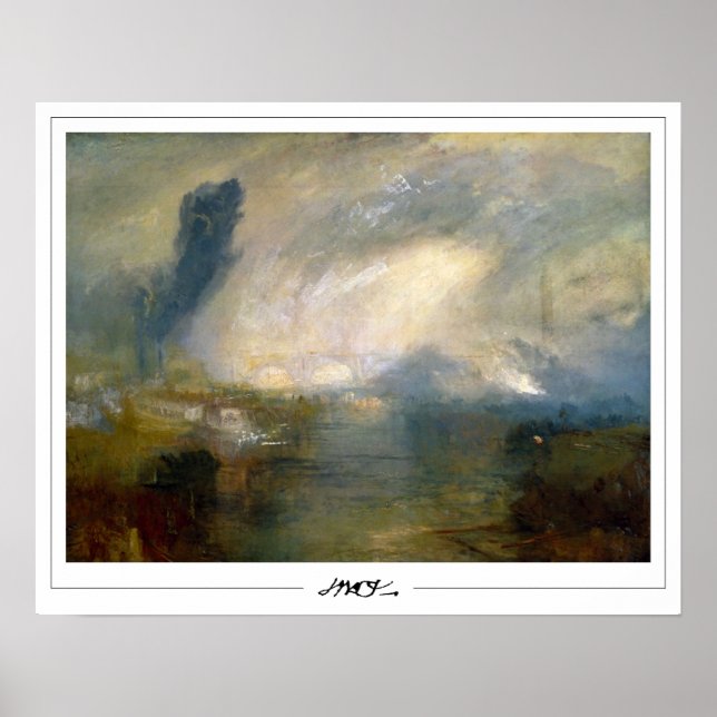 JMW Turner Zedign Art Poster #283-2 (Vorne)