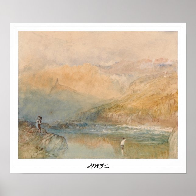 JMW Turner Zedign Art Poster #467-2 (Vorne)