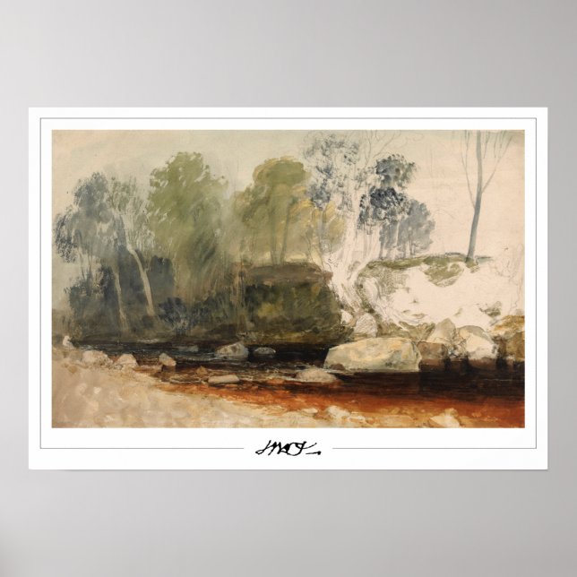 JMW Turner Zedign Art Poster #520-2 (Vorne)