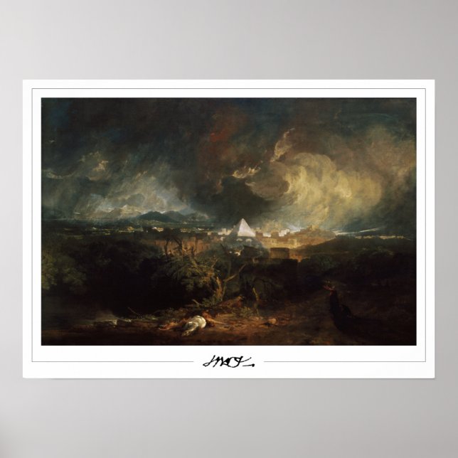 JMW Turner Zedign Art Poster #7-2 (Vorne)