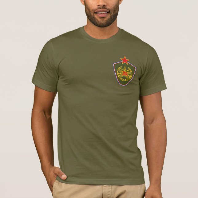 JNA - T - Shirt der jugoslawischen Volksarmee (Vorderseite)