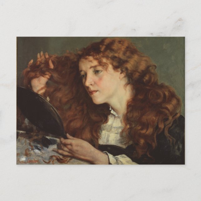Jo, das schöne irische Mädchen (von Gustave Courbe Postkarte (Vorderseite)
