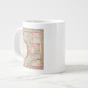 Jo Daviess, Carroll, Whiteside Landkreises Jumbo-Tasse