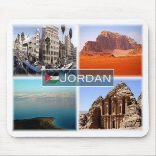 JO Jordan - Amman - Totes Meer - Mousepad
