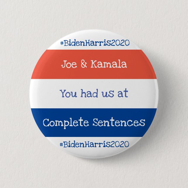 Jo und Kamala Button (Vorderseite)